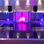 Acrylic Dance Floor 10ft x 10ft - Black Gloss